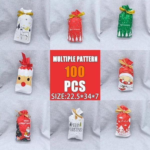 HOLIDAY SAVINGS! 50% OFF: DRAWSTRING CHRISTMAS GIFT BAGS