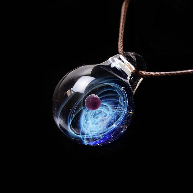 GORGEOUS UNIVERSE IN A NECKLACE - SO UNIQUE!