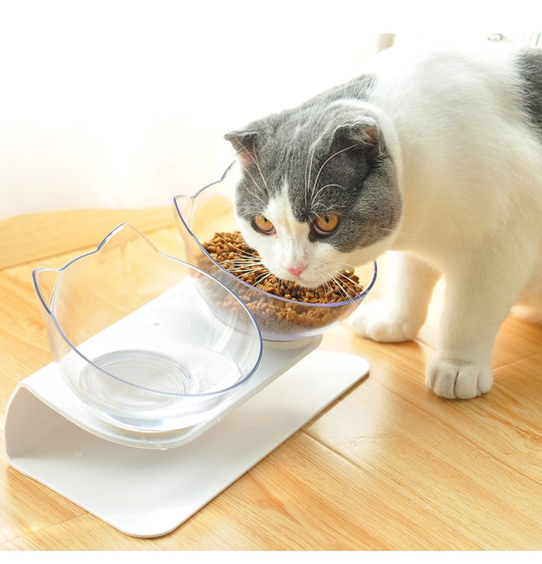 NON-SLIP KITTY CAT FEEDER BOWL