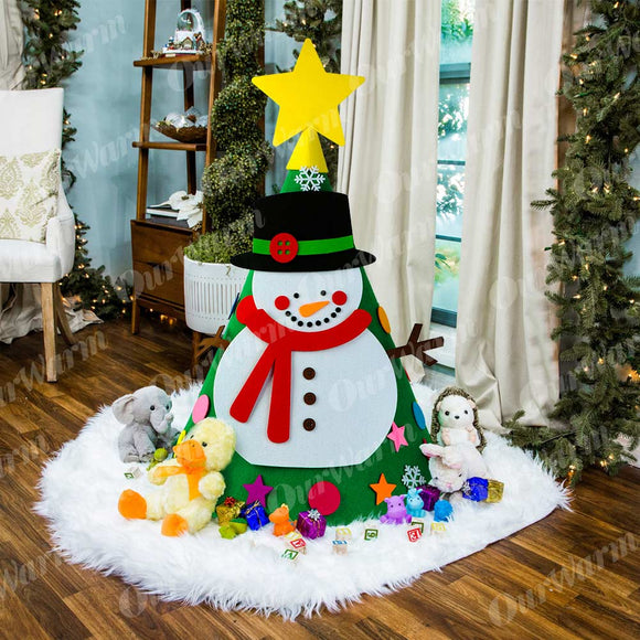 New 3D Felt Christmas Tree Pendant