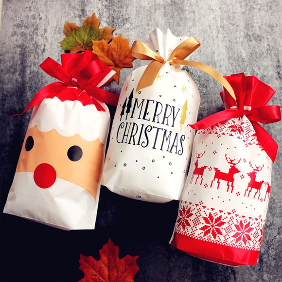 HOLIDAY SAVINGS! 50% OFF: DRAWSTRING CHRISTMAS GIFT BAGS