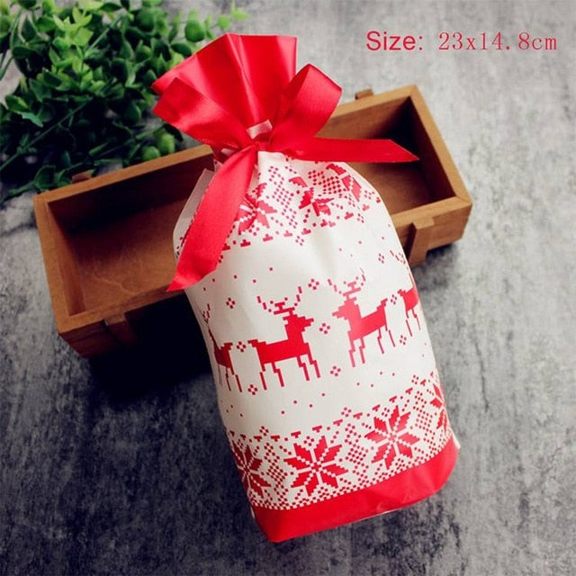 HOLIDAY SAVINGS! 50% OFF: DRAWSTRING CHRISTMAS GIFT BAGS