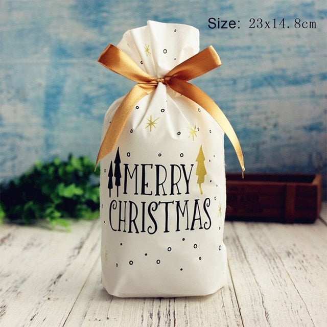 HOLIDAY SAVINGS! 50% OFF: DRAWSTRING CHRISTMAS GIFT BAGS