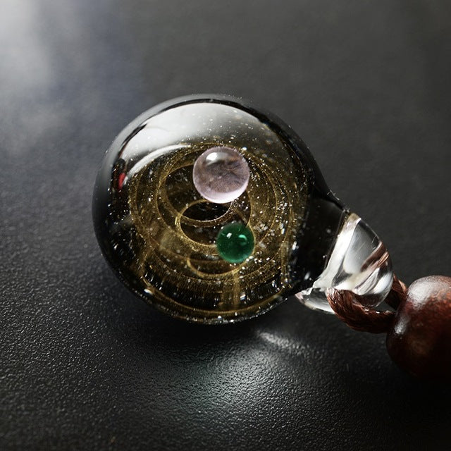 GORGEOUS UNIVERSE IN A NECKLACE - SO UNIQUE!