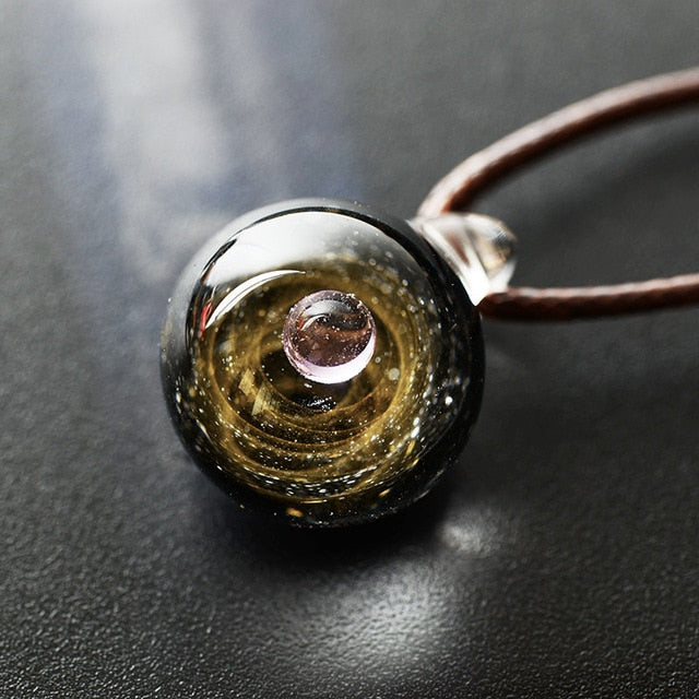GORGEOUS UNIVERSE IN A NECKLACE - SO UNIQUE!
