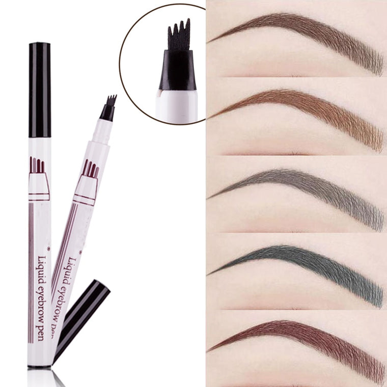 WATERPROOF FORK TIP EYEBROW TATTOO PEN
