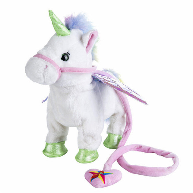 Electric Walking & Singing Unicorn Stuffed Plush Toys Kids, Toddlers