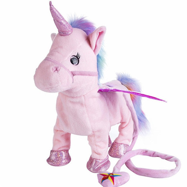 Electric Walking & Singing Unicorn Stuffed Plush Toys Kids, Toddlers